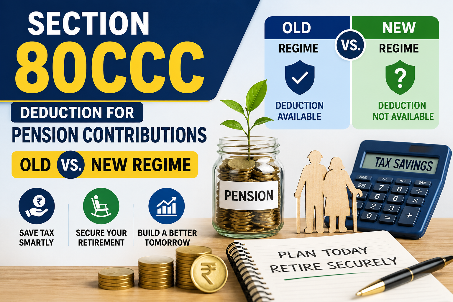 Section 80CCC Deduction For Pension Contributions: Old Vs. New Regime